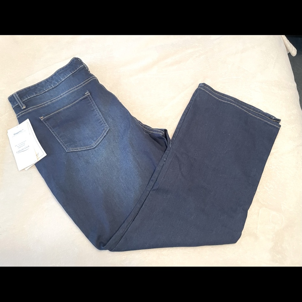Dark Wash Coldwater Creek, Natural Fit,ShapeMe Style Jeans Size 18